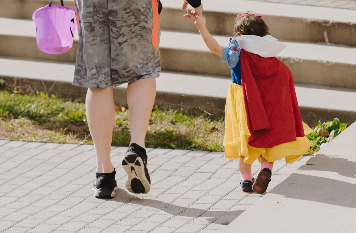 Family Trick-or-Treating in Clinton Township, Halloween Back Pain Tips